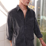 Corduroy Overshirt Dark Grey