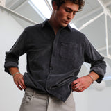 Corduroy Overshirt Dark Grey