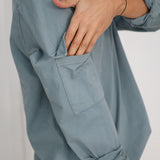 Soft Pocket Modern Polo Light Blue