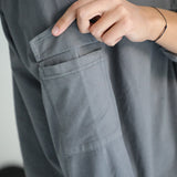 Soft Pocket Modern Polo Dark Grey