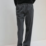 Elastic Pants Dark Grey