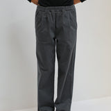 Elastic Pants Dark Grey