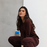 Elastic Pants Burgundy