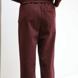 Elastic Pants Burgundy