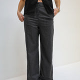 Retro Suit Pants Dark Grey