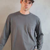 Soft Long Trendy T-shirt Dark Grey