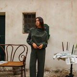 Pants Cupro Olive Green