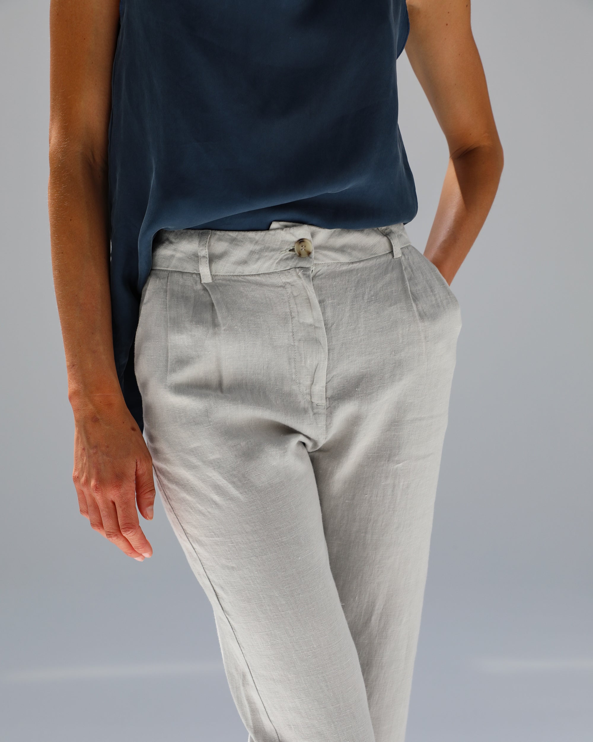 Classic Linen Pants Natural – Ramsos