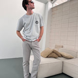 Trendy Pocket T-shirt Light Grey