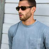 Long Trendy T-shirt Light Grey